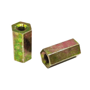 น็อตเหล็กหกเหลี่ยม M3 M4 M6 ชุบสังกะสี สำหรับเสาค้ำยันแบบแยกส่วน - Product Image 3