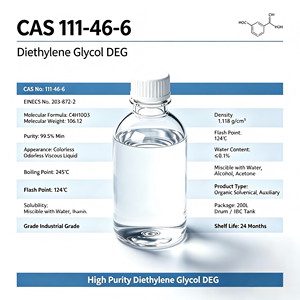 CAS 111-46-6 Diéthylène glycol DEG, liquide à faible volatilité pour transfert de chaleur - Product Image 5