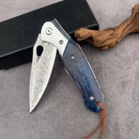 Roestvrijstalen Vouwmes Outdoor Hoge Hardheid Scherp Draagbaar Veld Survival Fruit Mes Hout Handvat Kamperen