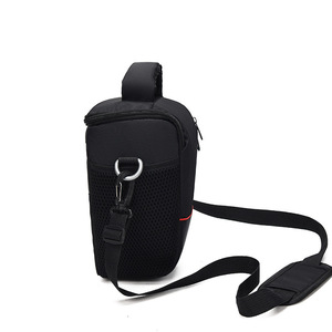 Bolsa de cámara triangular de nailon negra, impermeable, para cámara de hombro, para <span class=keywords><strong>Canon</strong></span>, Nikon, Sony, Micro Single, DSLR, equipo fotográfico - Product Image 3