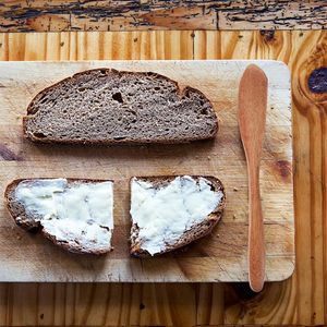 Couteau à beurre en bois personnalisé en gros, cuillère à visage, couteau à condiment, étaleur de beurre de cacahuète, étaleur de crème pour sandwich, idéal pour les cadeaux - Product Image 3