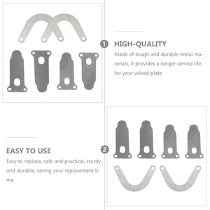 Plaque de soupape de compresseur d'air 6 pièces en acier allié, types U et V, pour tête de pompe Bama à entraînement direct - Product Image 2