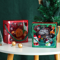 Boîte en plastique festive écologique exquise |   Conteneur de rangement de qualité supérieure pour décorations de Noël, bougies, gâteaux et friandises