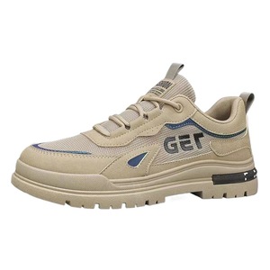Zapatillas Casuales de Verano para Hombre, Modernas y Combinables con Todo, Transpirables, con Cierre de Cordones, Forro de Malla Antideslizante, EVA, Calzado de Protección Laboral - Product Image 1