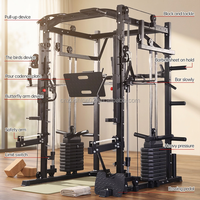 Machine Smith multifonctionnelle Zoshine pour usage domestique et commercial, équipement de musculation, banc de musculation, appareil d'entraînement aux squats
