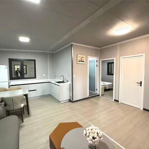 Contenedor móvil prefabricado de 40 pies y 20 pies, Villa prefabricada extensible de dos dormitorios, casa portátil, Panel sándwich, hoteles, centros comerciales - Product Image 3