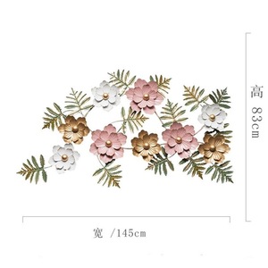 Decoración de Pared Metálica de Lujo, Escultura de Pared Metálica Dorada con Diseño Floral, <span class=keywords><strong>Reloj</strong></span> de Espejo para Sala de Estar, Dormitorio, Decoración del Hogar - Product Image 3