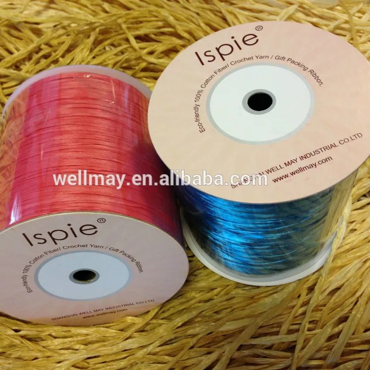 ISPIE 100% ヤフィットラフィアかぎ針編み糸