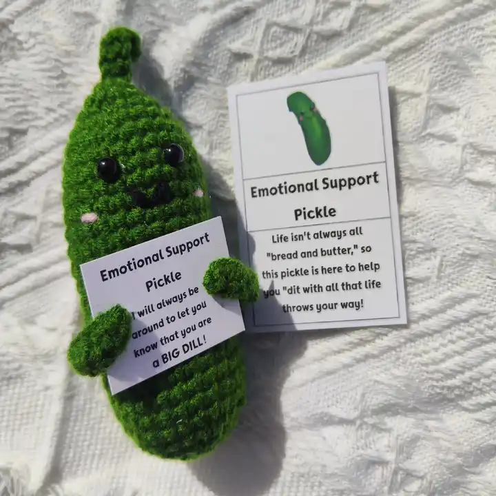 Emotional Support Pickle – Krafts For Kuties