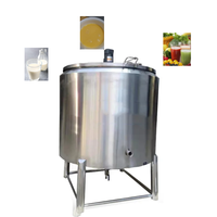 Machine de fabrication de lait industriel Refroidisseur de pasteurisateur de 500 litres Réservoir de lait de 500 litres Mini pasteurisateur Réservoir de refroidissement du lait