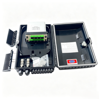 Caja Terminal FTTH NAP de 16 Núcleos, 2 Entradas y 16/24 Salidas, Caja de Distribución de Fibra Óptica para Exteriores, Caja Divisora de Fibra Óptica ODP