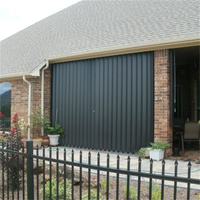 Volets pliants accordéon Hurricane en aluminium pour fenêtres, persiennes extérieures coupe-vent pour patio, conformes aux normes de l'État de la Floride