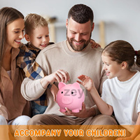 Tirelire personnalisée avec logo, mignonne et durable, boîtes de rangement pour enfants, jouets, décoration intérieure, tirelire pour enfants