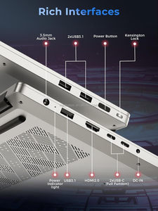 Portátiles para juegos 16 pulgadas 12th Gen Intel Core <span class=keywords><strong>I7</strong></span> 1260P 1270P 12650H 2K HD MX550 4G M.2 NVME RJ45 LAN WIFI5 Win11 Portátiles de oficina - Product Image 4