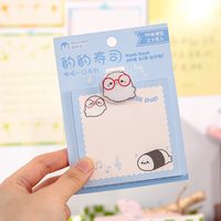 Mr.Paper Catatan Tempel Akrilik Lucu Kawaii 30 Lembar Ilustrasi Hewan Peliharaan Memo Pad untuk Buku Catatan Perencana Kantor Sekolah