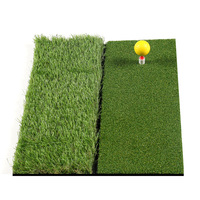 Tapis d'entraînement de golf pliable à double herbe Portable multifonctionnel accessoires amusants composé d'encapsulation