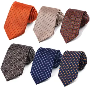 Großhandel Lieferant Designer Italienische Krawatte Business Hochzeit 8cm Breite Männer Krawatten Gravatas Polyester Krawatten