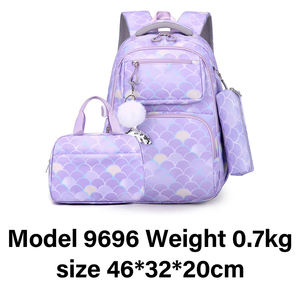 2026 Hot Selling <b>Backpack</b> Mochilas Escolares High Quality 3in1 School Bag Set Large Capacity School Bags for Kids - Product Image 2