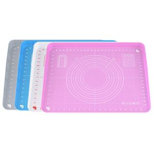 Silicone Thickened Kneading <b>Mat</b> Non-Slip Non-Stick Cutting Board <b>Rolling</b> <b>Mat</b> Scale Microwave Heat Insulation Baking <b>Mat</b> Manual - Product Image 1