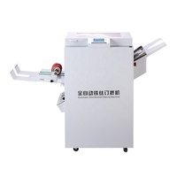 Máquina Plegadora de Papel Semiautomática WS-1701, Máquina Comercial para Plegar Documentos para Impresión Digital y Centros de Copiado