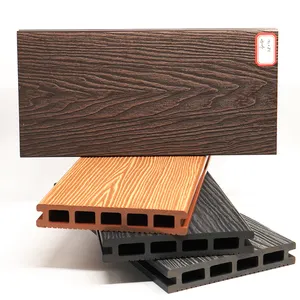 户外建筑材料用耐用木塑复合铺面塑料生态木新技术实心木塑铺面板