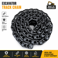 Ensemble de maillons de chenille 9W9354 pour excavatrice Caterpillar E318 E320 E320C E320D – Pièces de rechange pour chaîne de chenille de train de roulement