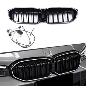 กระจังหน้าทรงคิวบ์สีดำเงาแบบ LED สองแถบ สำหรับ BMW ซีรีส์ 3 G20 LCI ปี 2023+ - Product Image 1