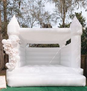 Château gonflable commercial <span class=keywords><strong>de</strong></span> luxe blanc pour location <span class=keywords><strong>de</strong></span> jeux gonflables, prix usine, Moonwalk - Product Image 6