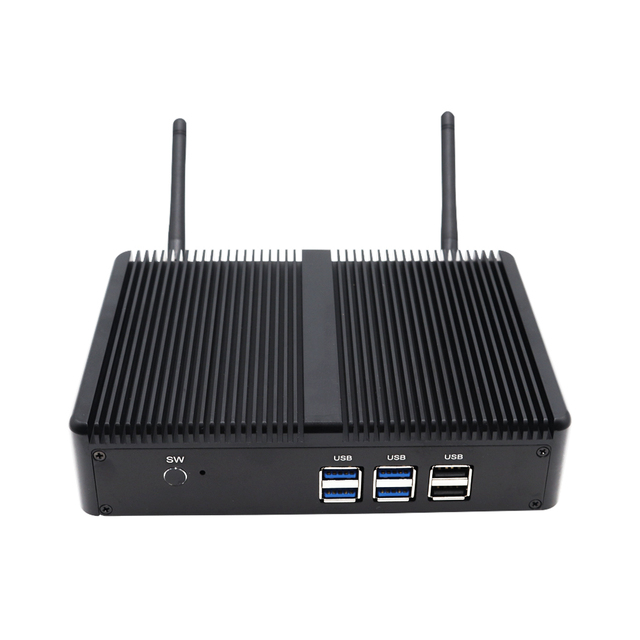 Cheapest Minipcs Cele-ron N3150 N3160 N3700 DDR3 2LAN H-D 6USB Computer Desktops Win10 WIFI Fanless Office Industrial Mini PC