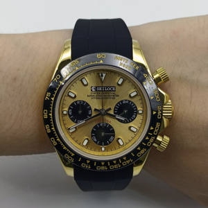 Reloj de lujo con cronógrafo para hombre SEILOCE con manecillas luminosas, movimiento de cristal de zafiro VK63 - Product Image 4