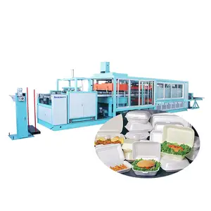 TONGJIA Automatic PS foam disposable take away lunch box Plate making machine food container forming machine