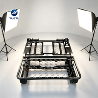 Cadre de banquette arrière avec revêtement en poudre noire et ressorts hélicoïdaux pour Mercedes Benz Classe V, Ford Transit, Renault Trafic