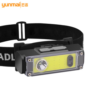 Linterna Frontal T124 T125 XPE COB LED Recargable con Batería, Carga Tipo C, Ligera, Enfoque Fijo, Uso en Exteriores - Product Image 2