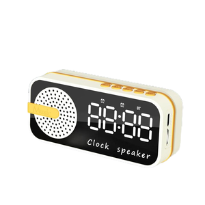 רמקול נייד חדש רמקול <span class=keywords><strong>bluetooth</strong></span> אלחוטי מיני רמקול עם מטען אודיו כרטיס מיני שעון מעורר-סיטונאי מתנות - Product Image 1