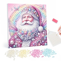 HengTai - Produit phare directement de l'usine - Décoration d'intérieur - Produits faits à la main - Peinture murale perlée - Décorations de Noël - Père Noël de luxe