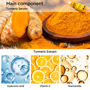 <span class=keywords><strong>Produit</strong></span> au curcuma Marque privée Éclaircissant pour le visage <span class=keywords><strong>Acné</strong></span> Crème éclaircissante Ensemble de soins de la peau au curcuma - Product Image 4