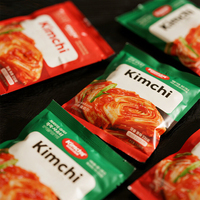 Pochette debout imprimée numérique de qualité alimentaire personnalisée Sac Kimchi de stockage de cornichons avec joint latéral de guérison Emballage
