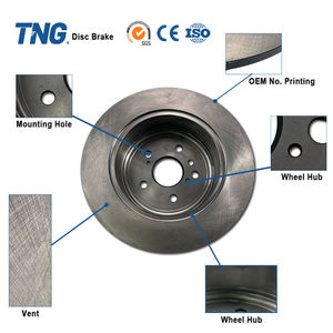 Pièces de frein automatique d'usine TNG <span class=keywords><strong>Disco</strong></span> De Frenos Disques de frein de voiture pour HONDA ACCORD CR-V CIVIC FIT JAZZ ODYSSEY HR-V CITY PILOT - Product Image 4
