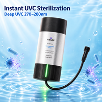 Système de purification d'eau compact 158 mm 24 V 160 mW 270-280 nm, traitement de l'eau, 7 LPM, machine à eau chaude instantanée, purificateur d'eau UVC LED