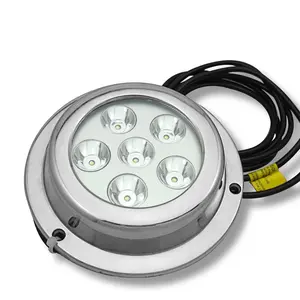 Acessórios marinhos 18w led marinha luz, diodo emissor de luz subaquática para o barco/marinha/yatch IP68 À Prova D' Água