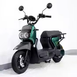 สกู๊ตเตอร์สำหรับผู้ใหญ่คุณภาพสูง 48V 500W สีน้ำเงินดำ มอเตอร์ฮับหลังพร้อมเซ็นเซอร์ โครงอะลูมิเนียม ดิสก์เบรก สำหรับการเดินทางในเมือง รุ่น Zxc-282 มอเตอร์ฮับหลัง - Product Image 4