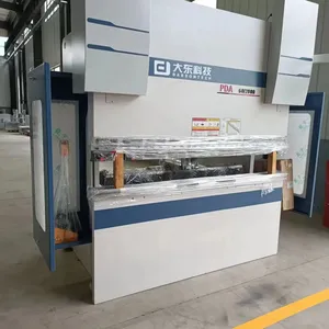 Hydraulic press brake 4 axis metal bending machine cnc Delem controller plate folding machine