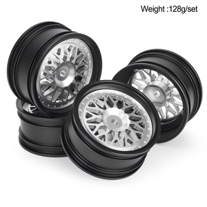 Juego de 4 Llantas de Aluminio de 52*26mm con Desplazamiento Ajustable de 12mm Hexagonales para Coche RC a Escala <span class=keywords><strong>1</strong></span>/10 <span class=keywords><strong>Tamiya</strong></span> TT01 TT02 HSP RedCat Kyosho Upgrade - Product Image 6