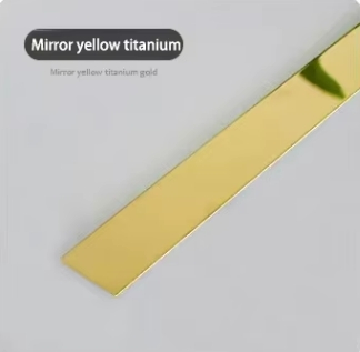 Mirror yellow titanium