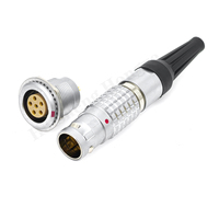 Connecteur circulaire auto-bloquant FGG / EGG 0B à 6 broches Push-Pull FGG.0B.306.CLAD52Z Prise & EGG.0B.306.CLL Prise femelle