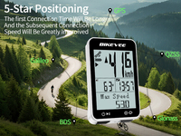 Computadora para Bicicleta con Pantalla de 2.4, Seguimiento Multi-Satélite, Batería de Larga Duración, 5 Sistemas Satelitales, IPX7, 24 Horas de Batería, Solo 50 g
