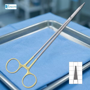 Porte-aiguille microvasculaire 6 fleurs F7-135 pour chirurgie générale, instrument chirurgical certifié CE Classe II, utilisation manuelle, ISO 2015 - Product Image 3