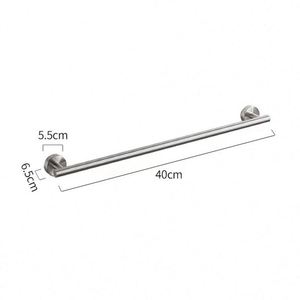 Ensemble d'accessoires de salle de bain romantiques WEKIS en acier inoxydable brossé écologique, 4 pièces, crochet pour serviette, porte-papier toilette - Product Image 5