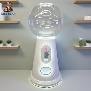 ตู้จำหน่ายแคปซูลหยอดเหรียญพร้อมไฟ LED ทรงกลมใสและที่จับเหรียญสำหรับศูนย์เกมและสถานบันเทิง - Product Image 3
