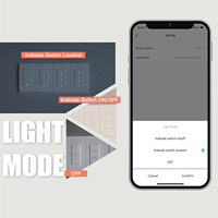 Interruptor de Luz Inteligente WiFi LangYeao 10A, 1/2/3/4 Canales, Requiere Cable Neutro, Compatible con Alexa, Google Home, Temporizador y Control por Voz